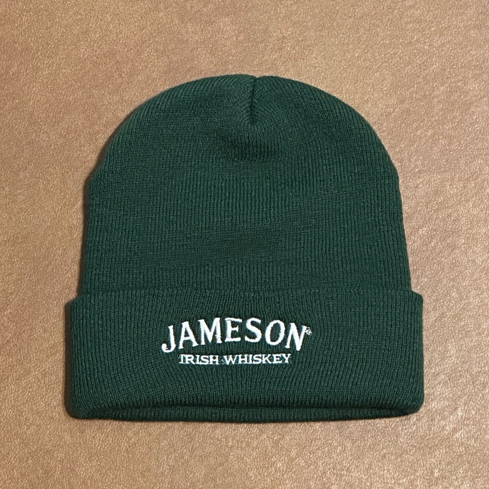 Jameson Irish Whiskey Green Knit Cuff Beanie